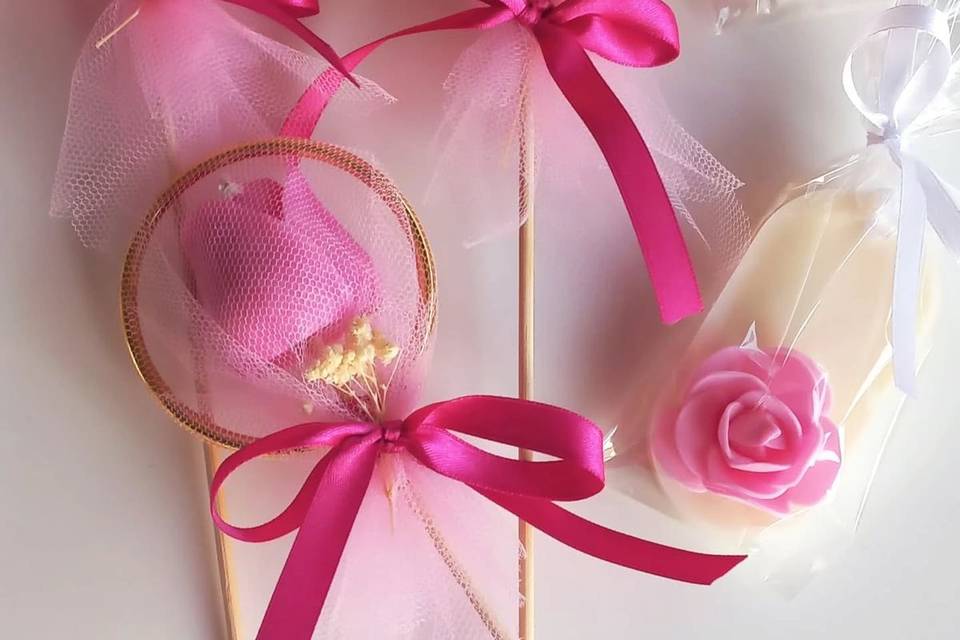 Tulipa no espeto com arco