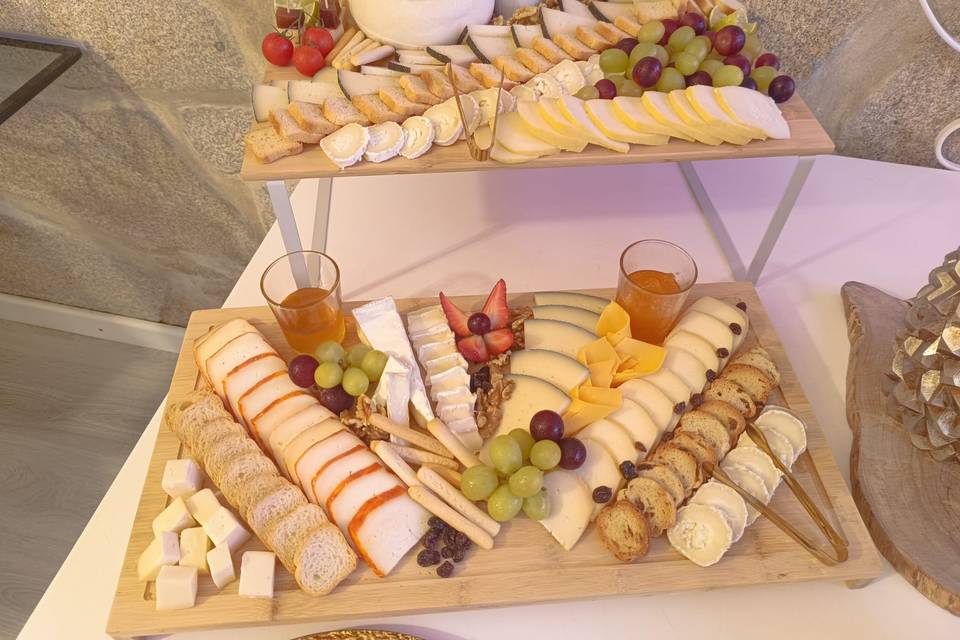 Variedade de queijos