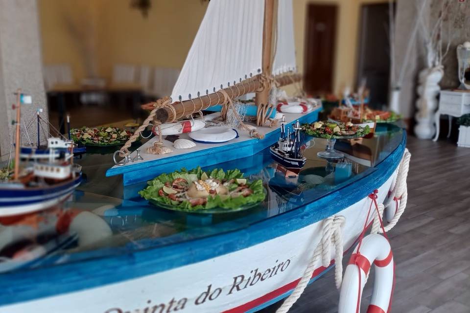 A brisa do mar veio até nós