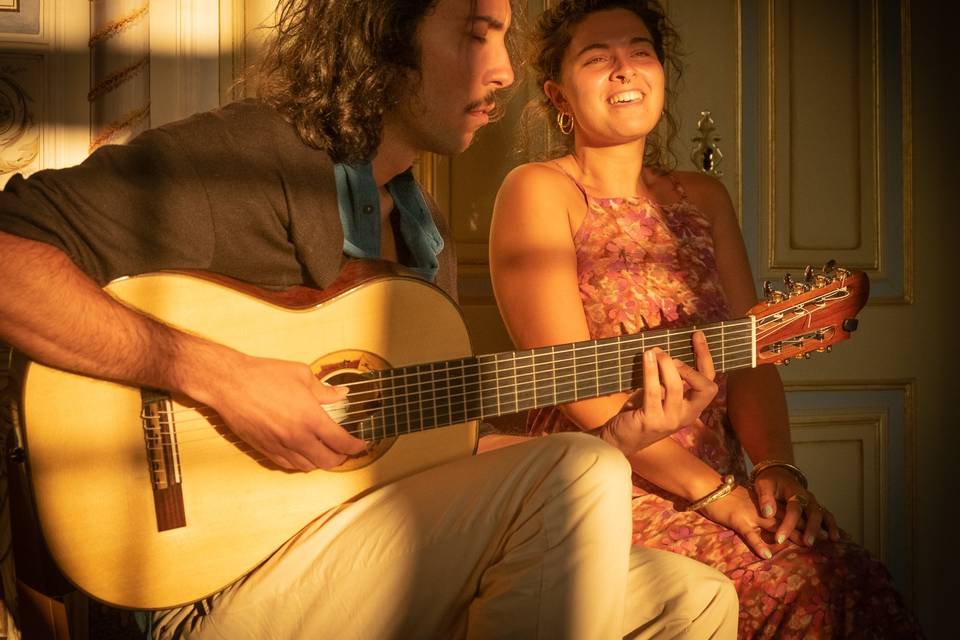 Laura e Augusto, quinta alegre