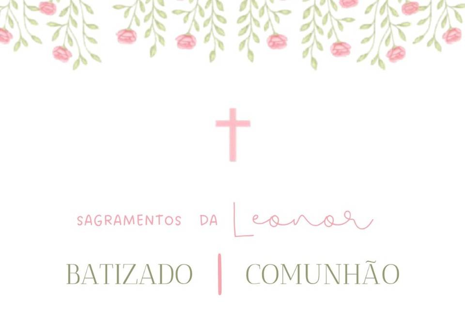 Convite batizado