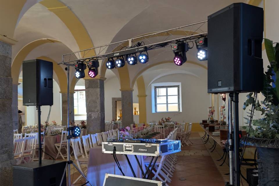 Casamento, Som e Iluminação