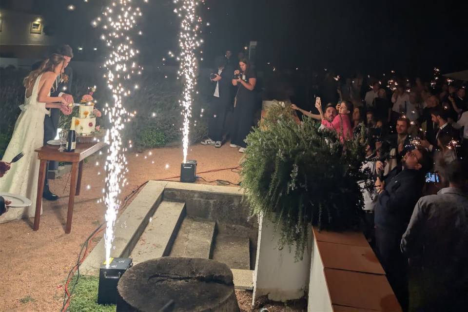 Momento: corte do bolo