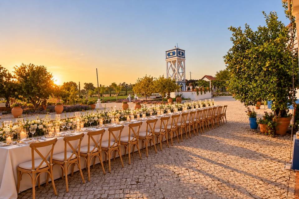 Diner set up