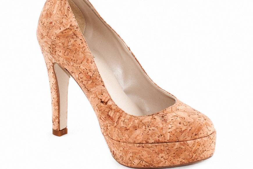 Cork rose peep toe by Nae