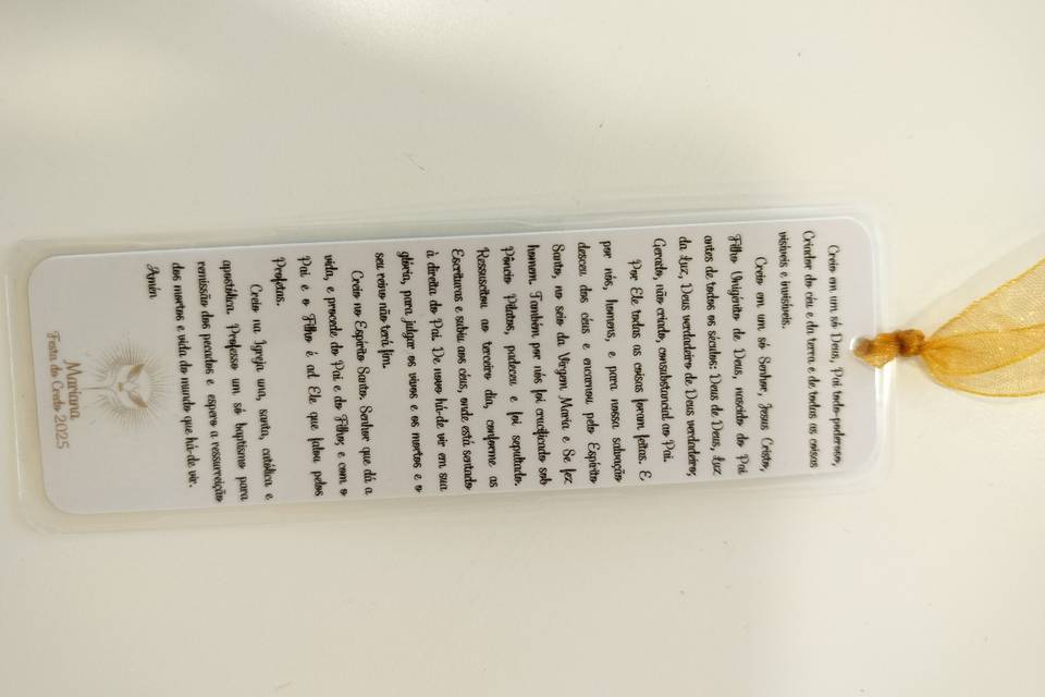 Lembrança- marcador de livro