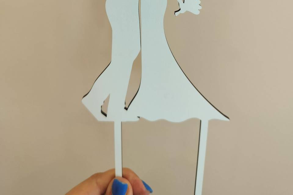 Topo de bolo casamento