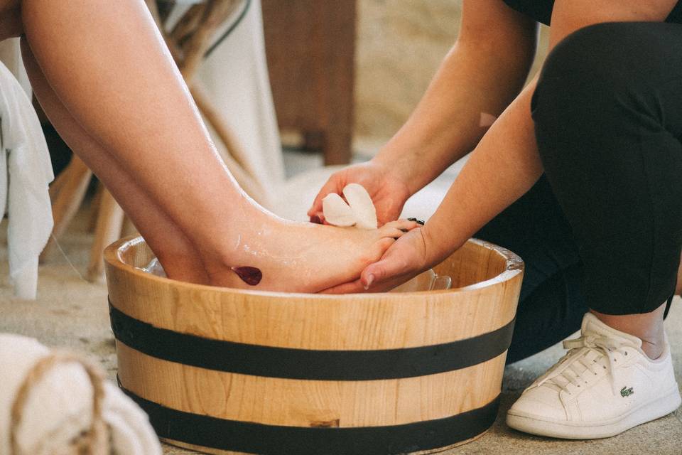 Wedding Foot Spa