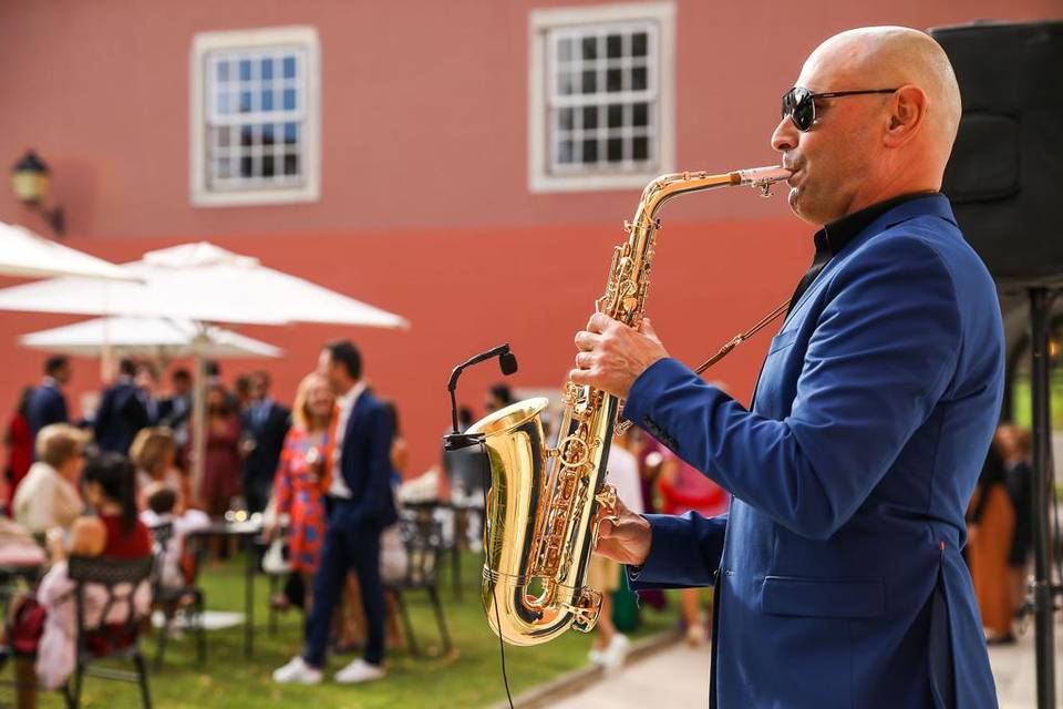 Saxofonista Nuno Rizzo Cocktai