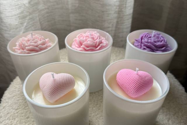 Velas em Copo personalizadas