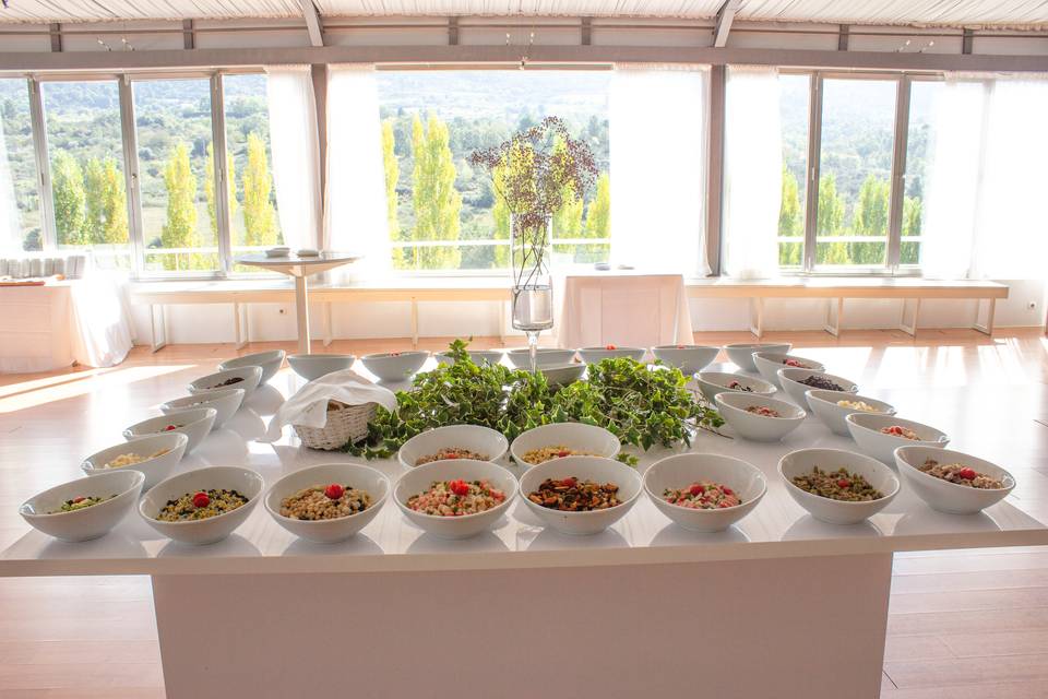 Buffet de aperitivos