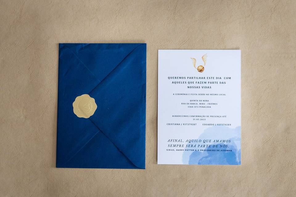 Convite de Casamento
