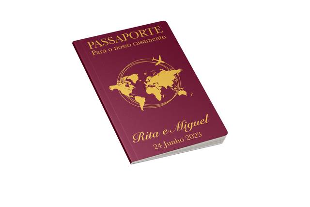 Convite Casamento - Viagens