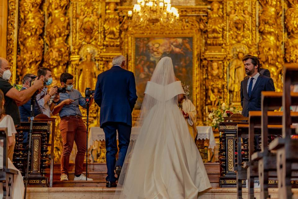 Entrada no altar