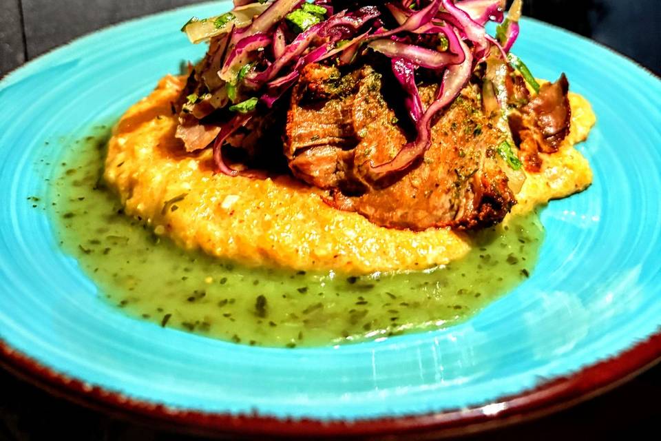 Carnitas w/ polenta