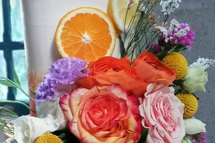 Detalhe do bolo