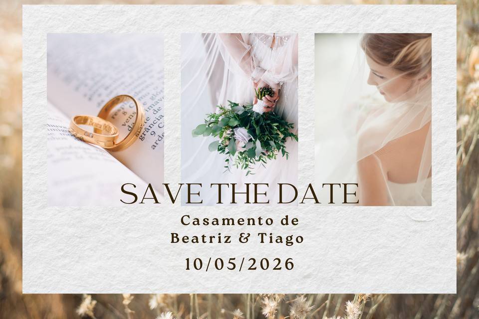 Save the date design digital