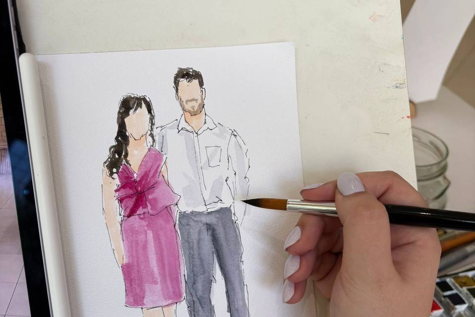 Ilustrações dos convidados