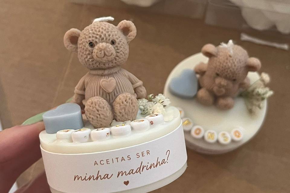 Ursinho nome pedido madrinha