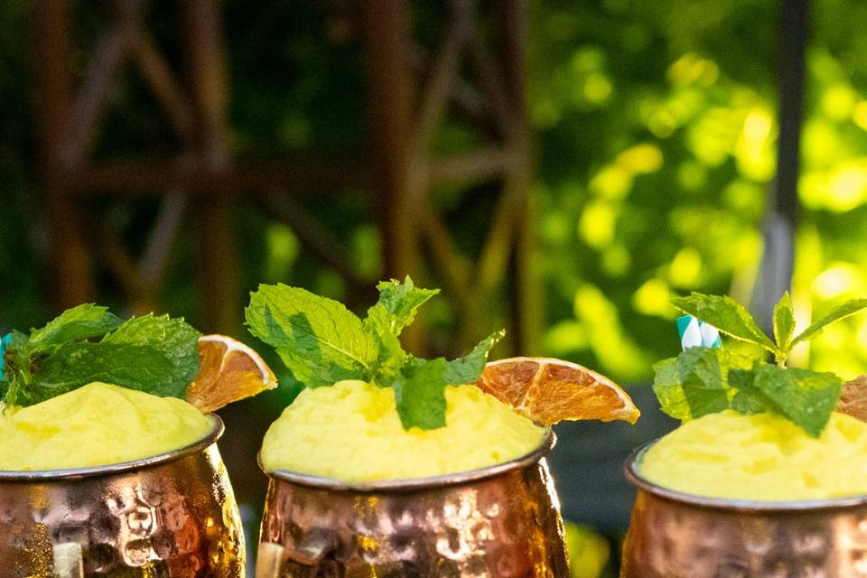 Moscow Mule com espuma de Maga