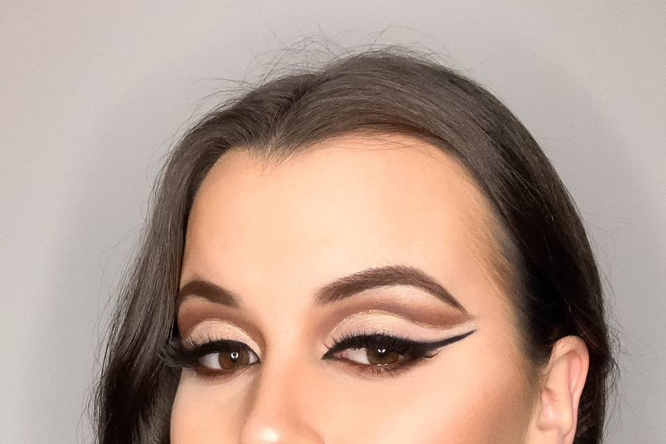 Cut crease/ maquilhagem festa