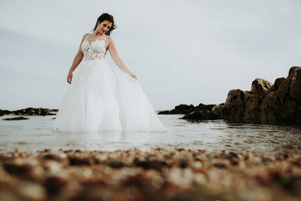 Trash the dress session