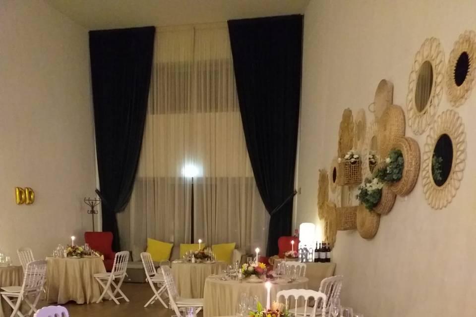 Salão iluminado