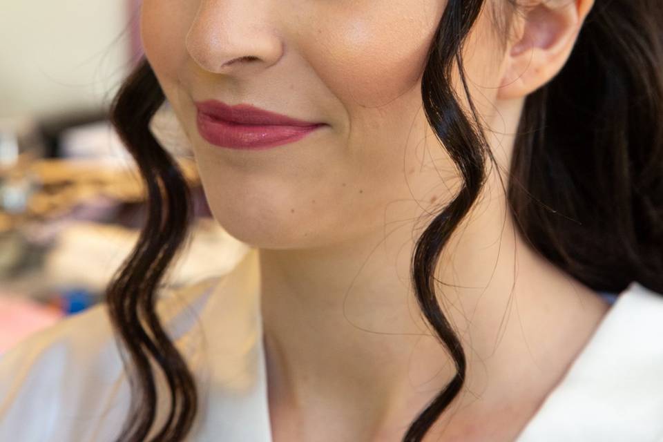 Maquilhagem e penteado noiva