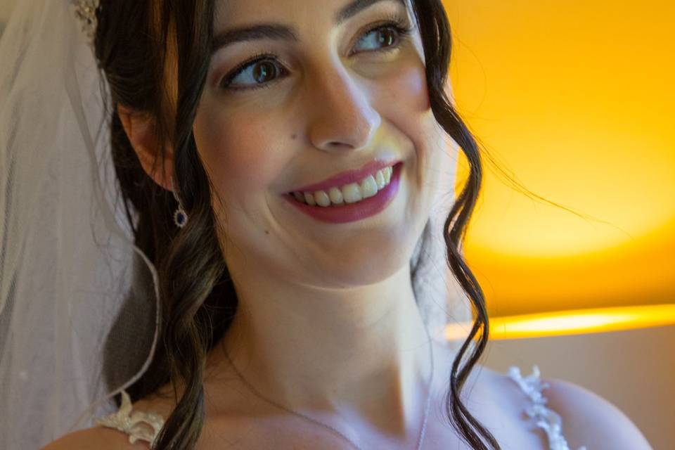 Maquilhagem e penteado noiva