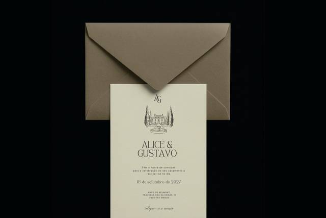 Convite de Casamento