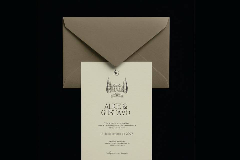 Convite de Casamento
