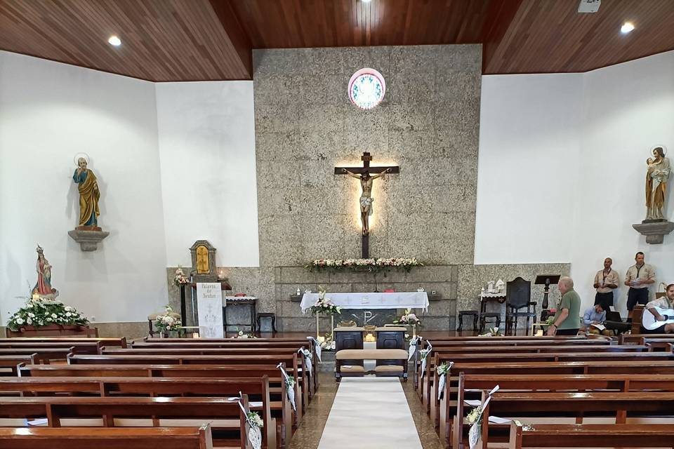 Decoração interior de Igreja