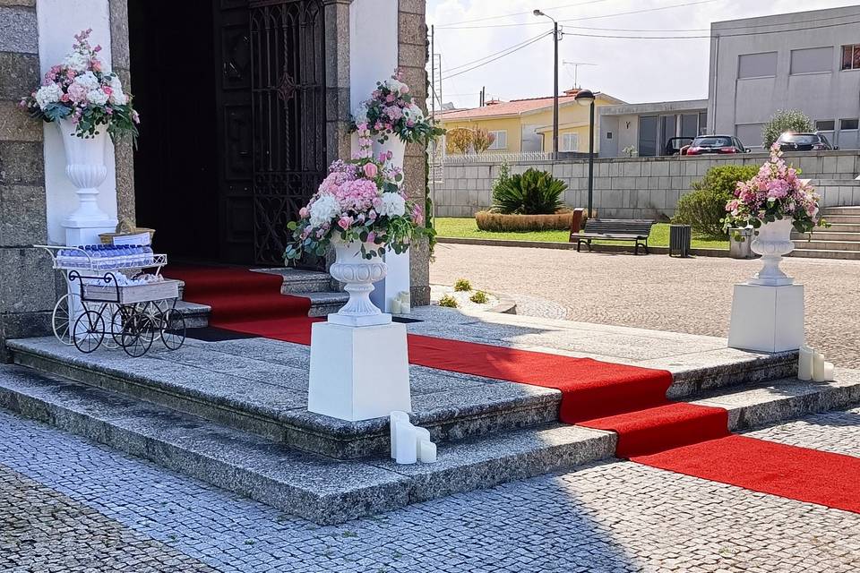 Decoração exterior de Igreja