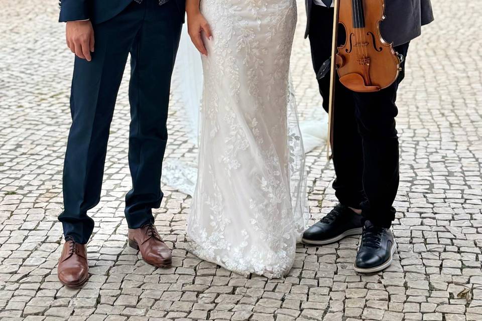 Noivos Alvaro e Rita