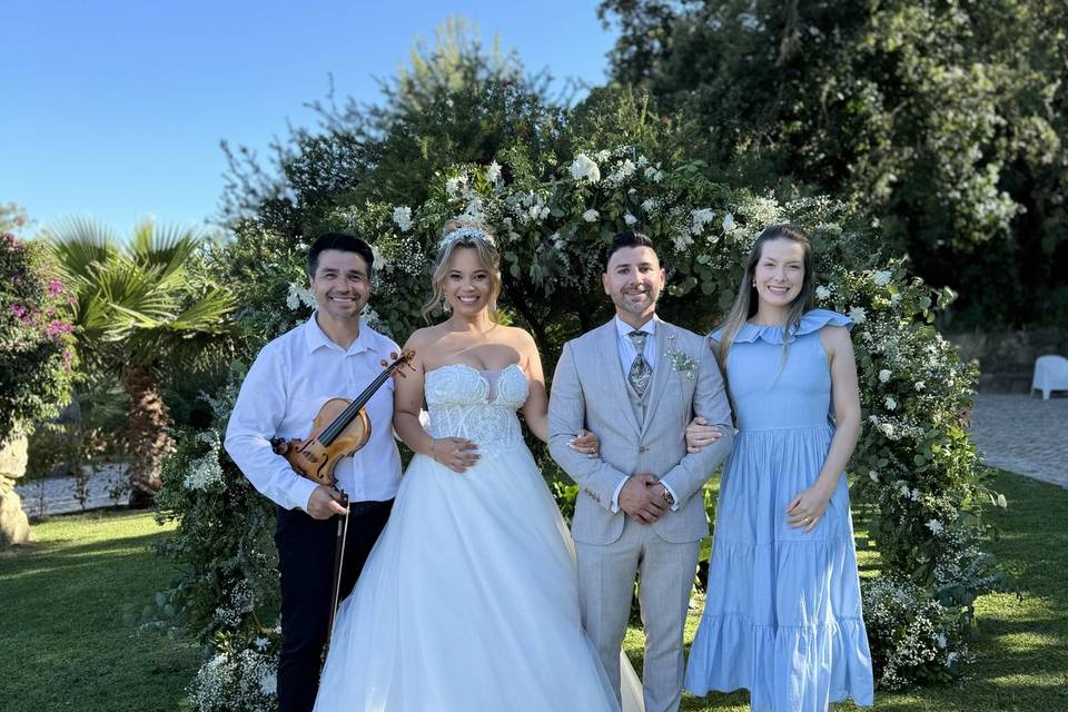 Noivos Keyse e Ricardo