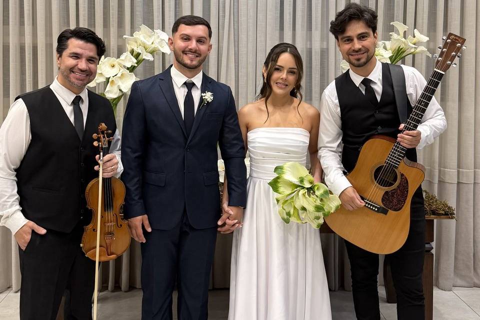 Noivos Grazi e José Miguel