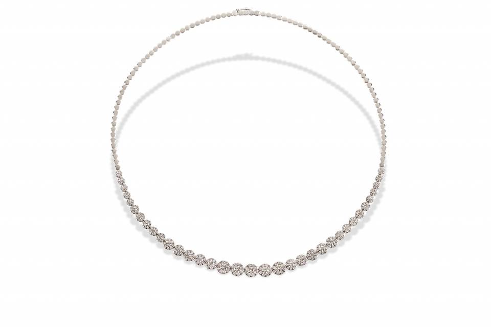 Colar Ouro Branco