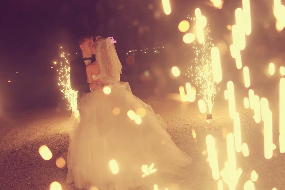 Luz, amor e um momento eterno.