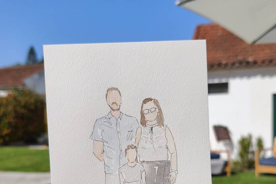 Ilustração ao vivo