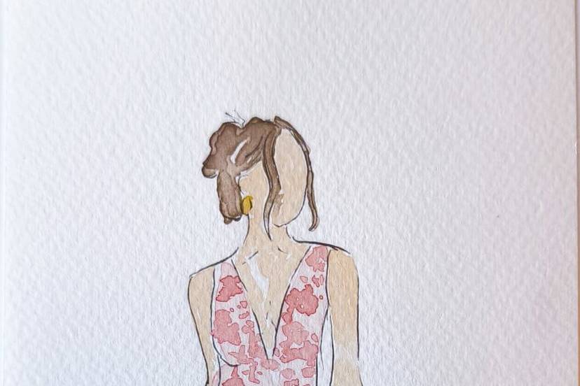 Ilustração de convidados