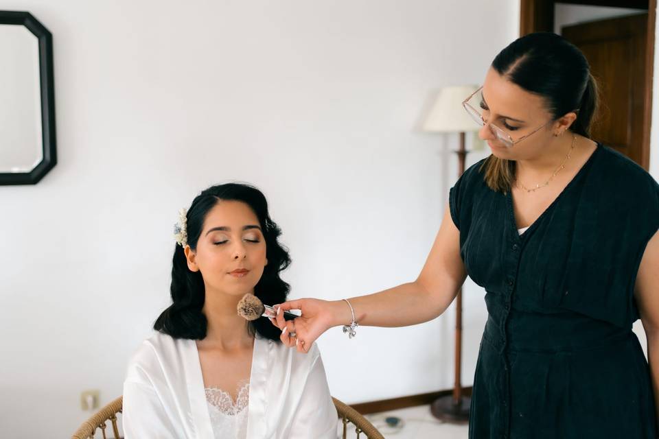 Maquilhagem de noiva
