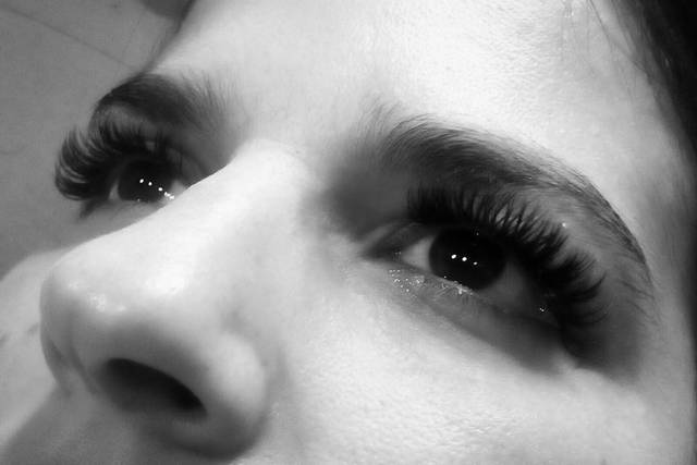 Extensão de pestanas natural