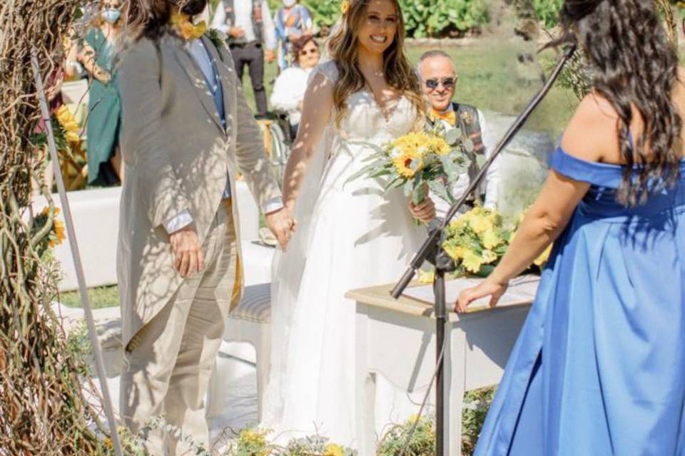 O primeiro casamento!