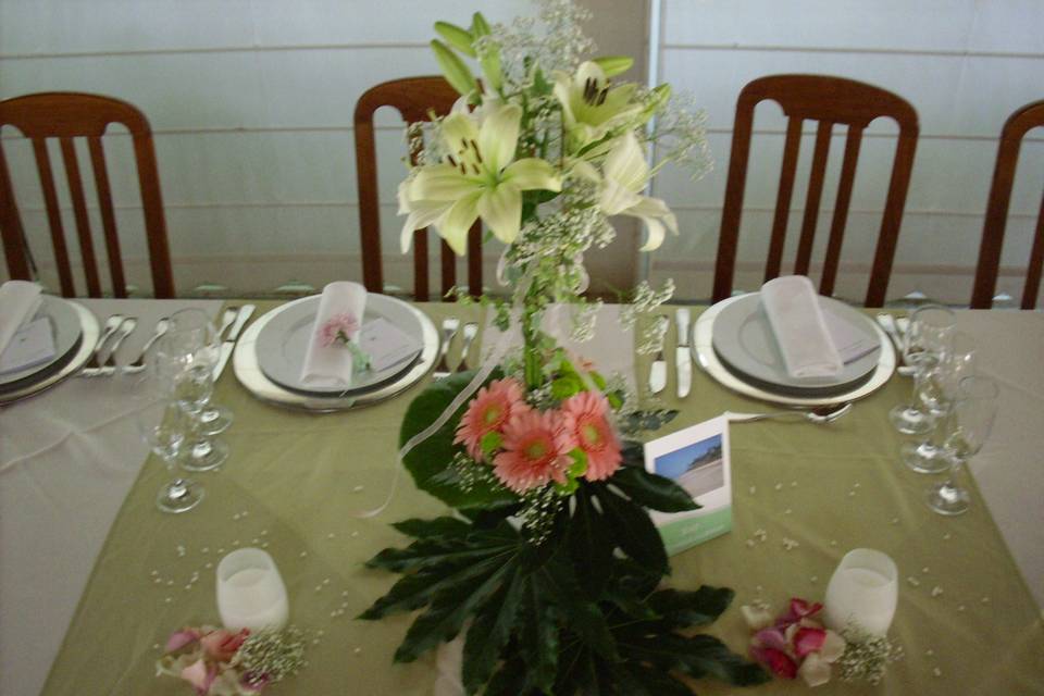 Centro mesa noivos
