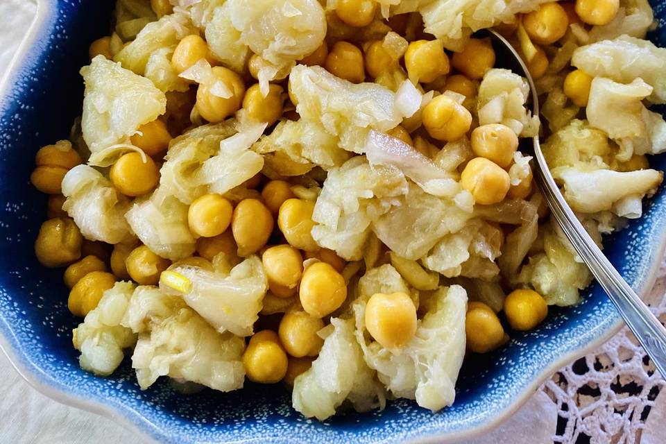 Salada bacalhau