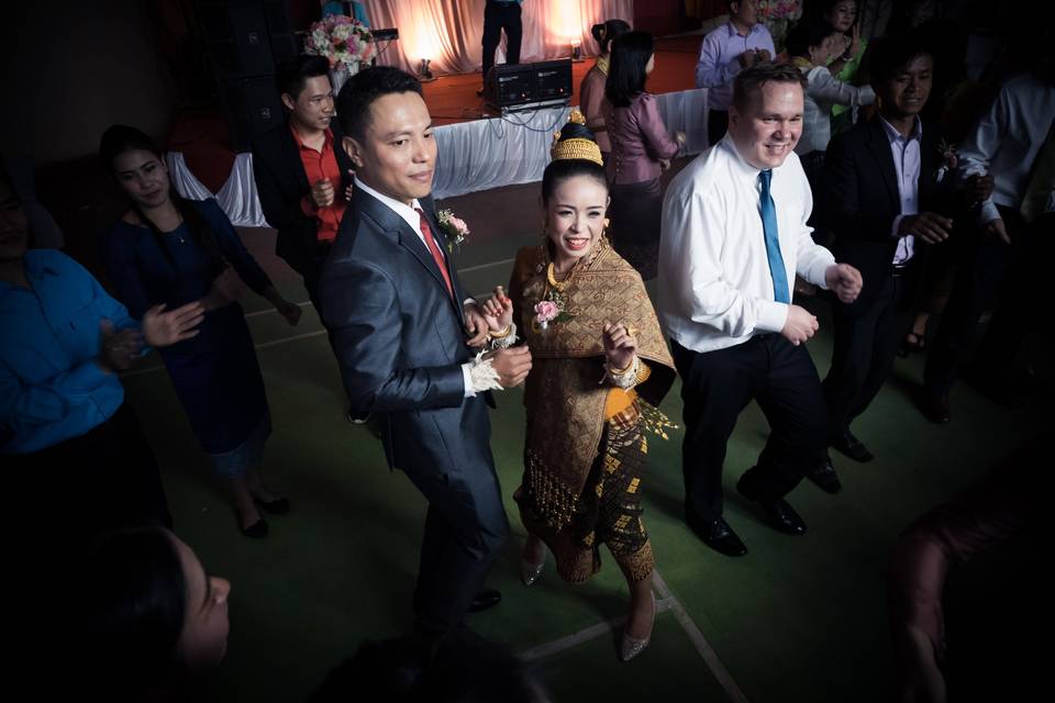 Festa casamento laos