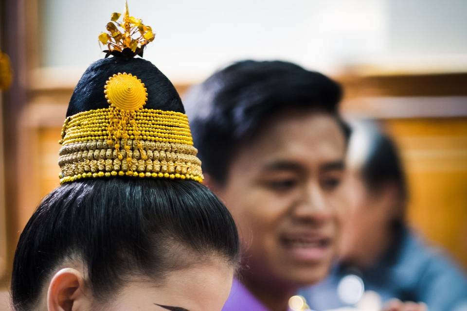 Cerimónia casamento budista