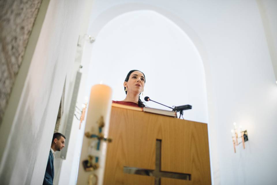 Cantora Lírica no casamento