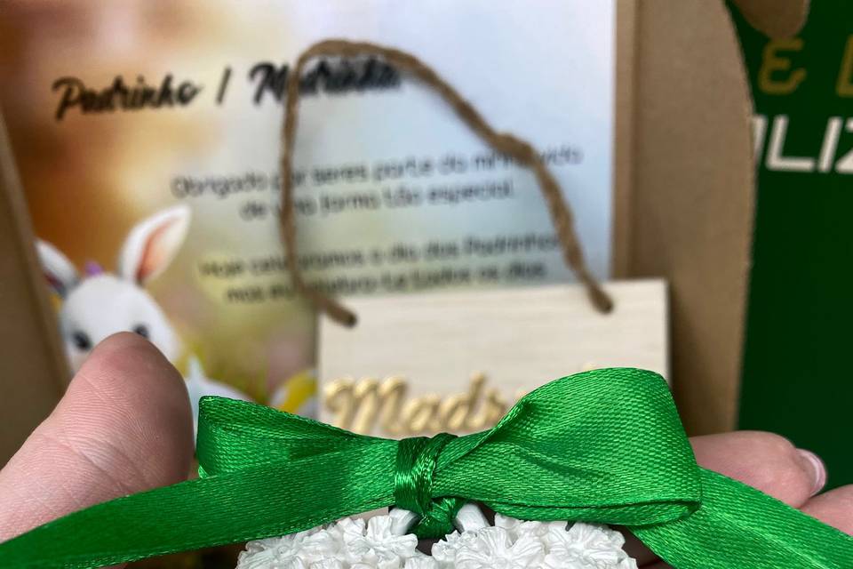 Lembranças em gesso perfumado