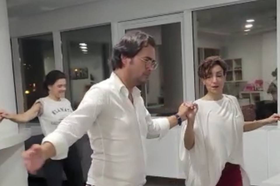 Salsa com o pai da noiva